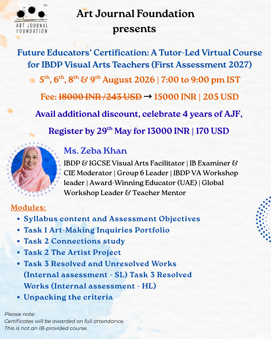 Future Educators' Certification (IBDP & IBMYP)