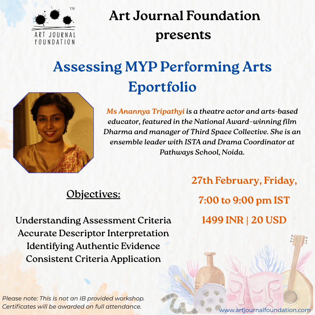 Assessing MYP Performing Arts Eportfolio